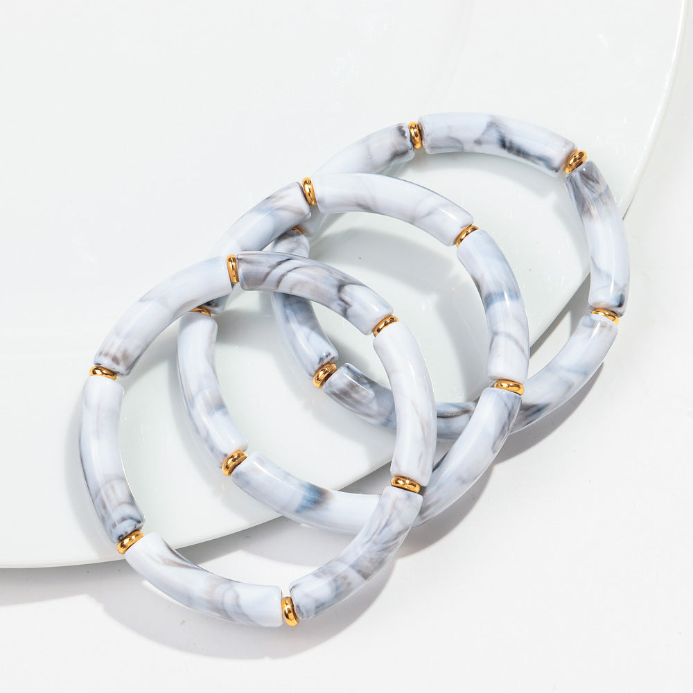 Elbow Bracelets Ladies | Chic Boho Acrylic Accessories | same ANTHEM - Color15