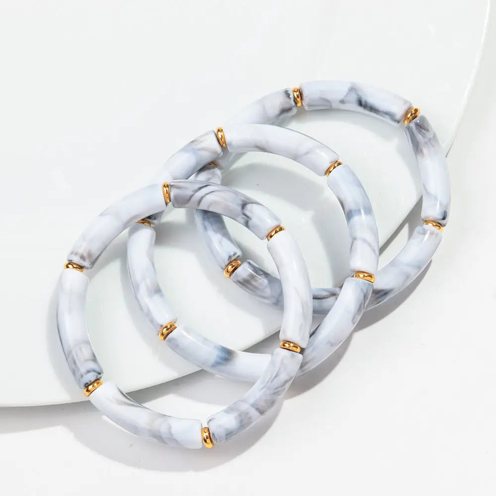 Elbow Bracelets Ladies | Chic Boho Acrylic Accessories | same ANTHEM - Color15