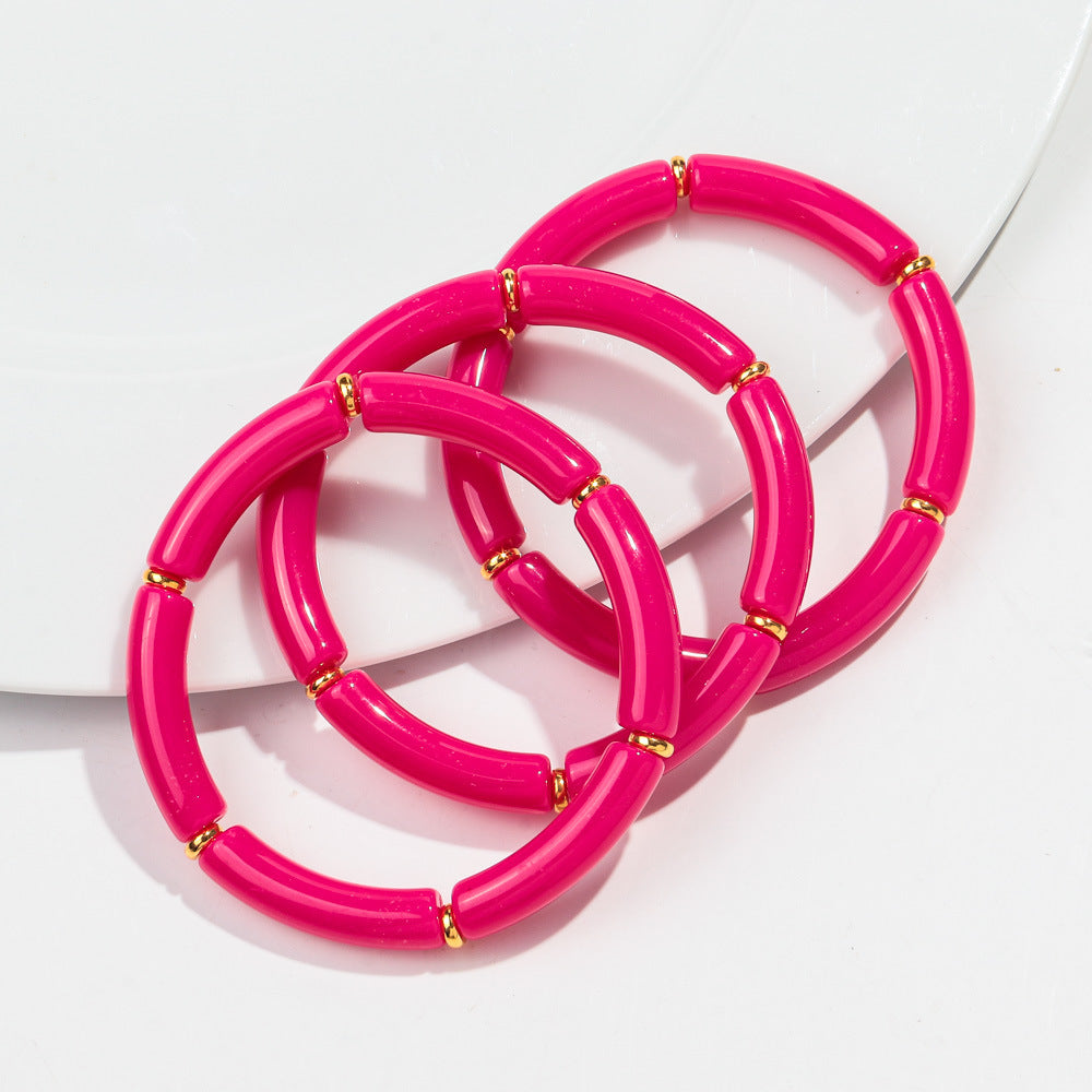 Elbow Bracelets Ladies | Chic Boho Acrylic Accessories | same ANTHEM - Color29