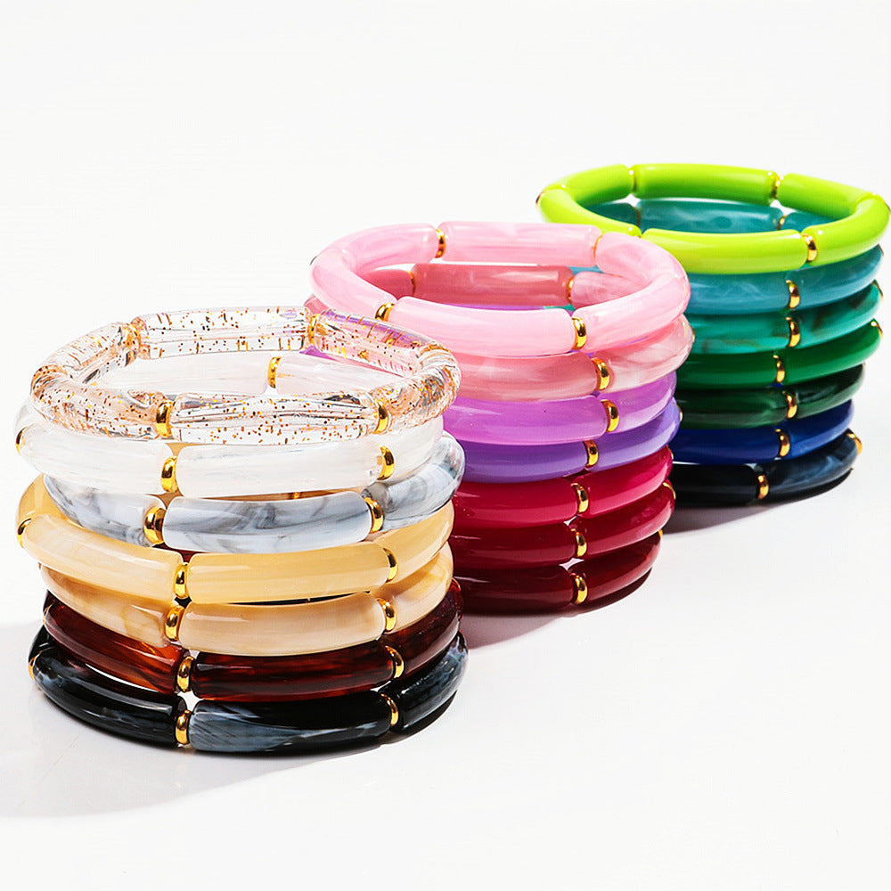 Elbow Bracelets Ladies | Chic Boho Acrylic Accessories | same ANTHEM