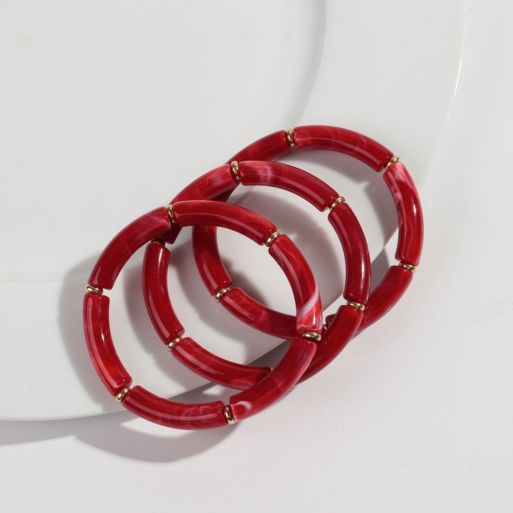 Elbow Bracelets Ladies | Chic Boho Acrylic Accessories | same ANTHEM - Color20