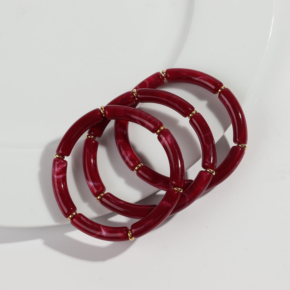 Elbow Bracelets Ladies | Chic Boho Acrylic Accessories | same ANTHEM - Color23
