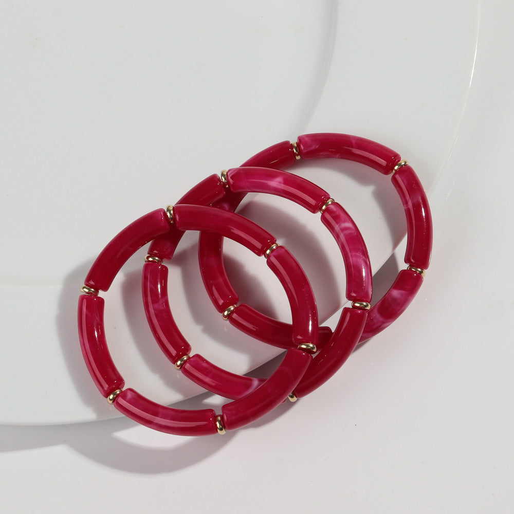 Elbow Bracelets Ladies | Chic Boho Acrylic Accessories | same ANTHEM - Color21