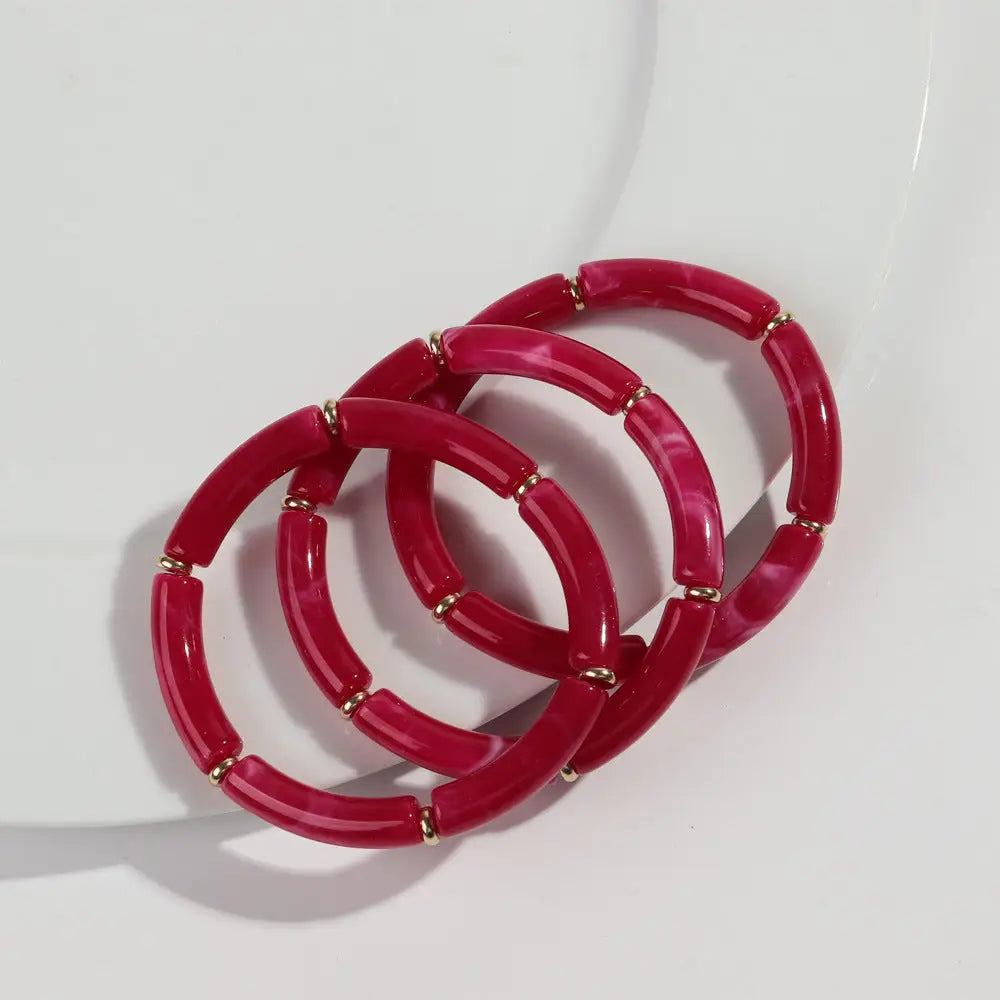 Elbow Bracelets Ladies | Chic Boho Acrylic Accessories | same ANTHEM - Color21