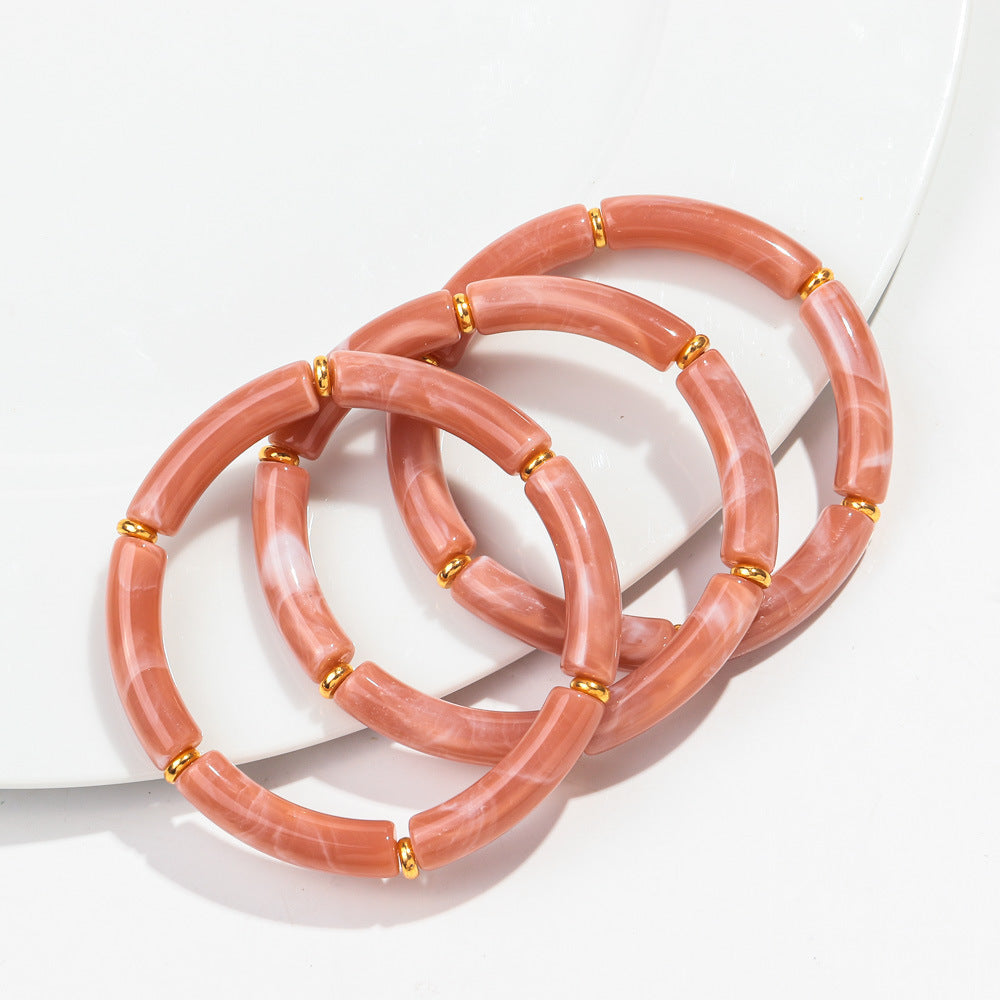 Elbow Bracelets Ladies | Chic Boho Acrylic Accessories | same ANTHEM - Color11