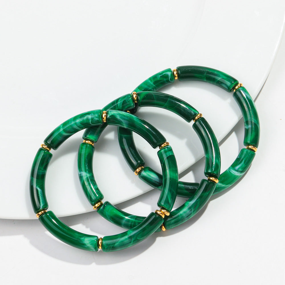 Elbow Bracelets Ladies | Chic Boho Acrylic Accessories | same ANTHEM - Color7