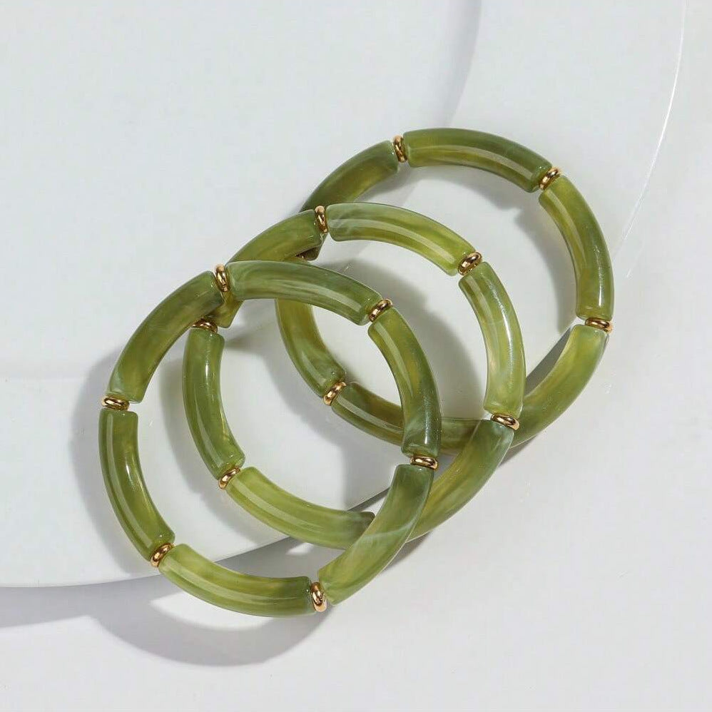 Elbow Bracelets Ladies | Chic Boho Acrylic Accessories | same ANTHEM - Color19