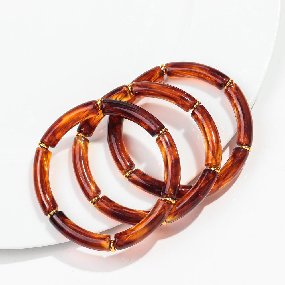 Elbow Bracelets Ladies | Chic Boho Acrylic Accessories | same ANTHEM - Color16