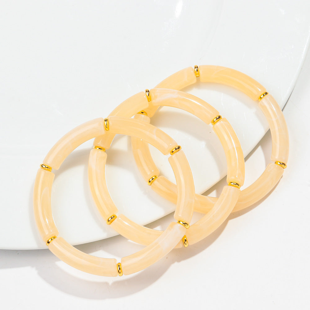 Elbow Bracelets Ladies | Chic Boho Acrylic Accessories | same ANTHEM - Color13