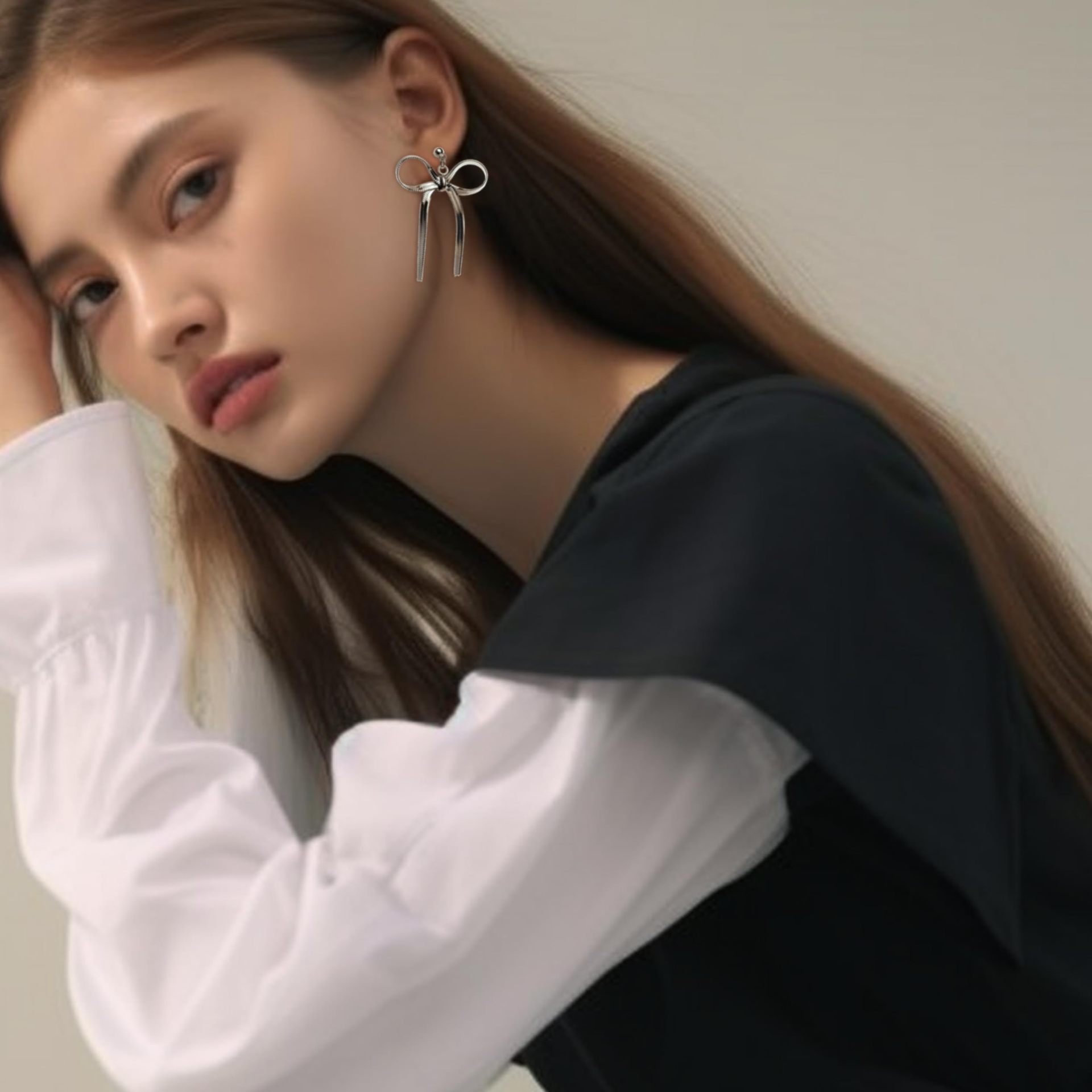 Electroplating Real Gold Simple Women’s Earrings