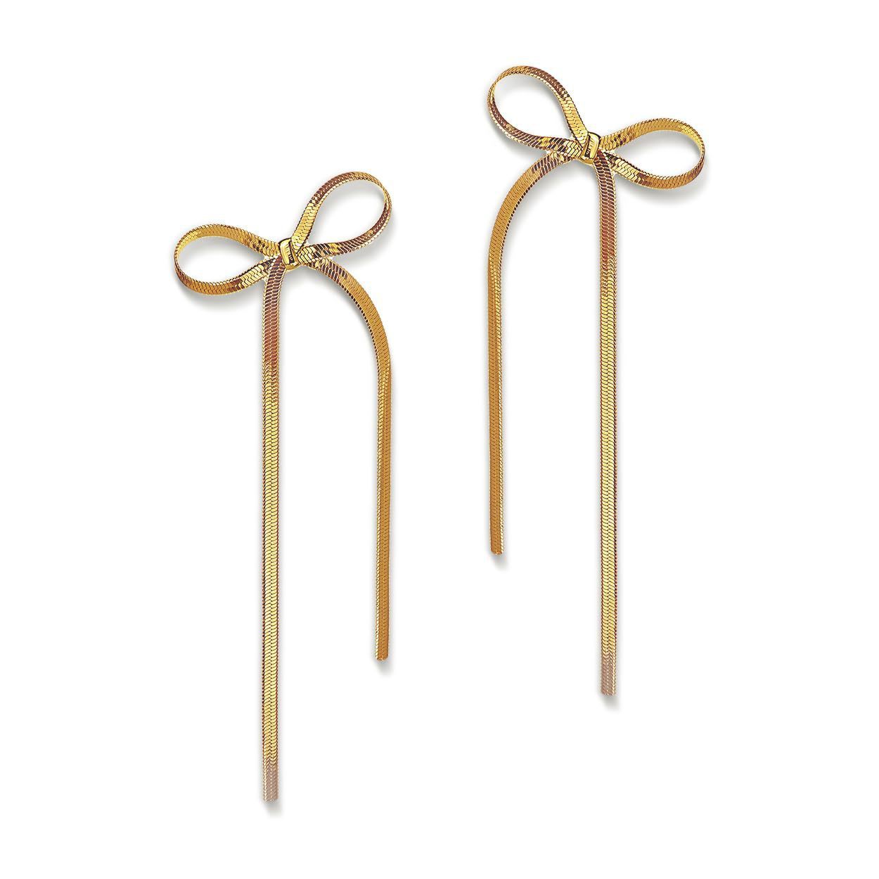 Electroplating Real Gold Simple Women’s Earrings - Golden Long