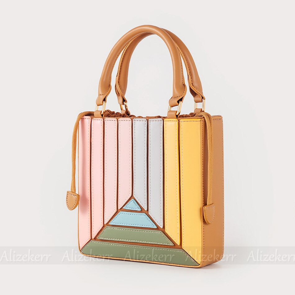 Elegant Color Block Shoulder Bag – Soulmate Style | same ANTHEM.