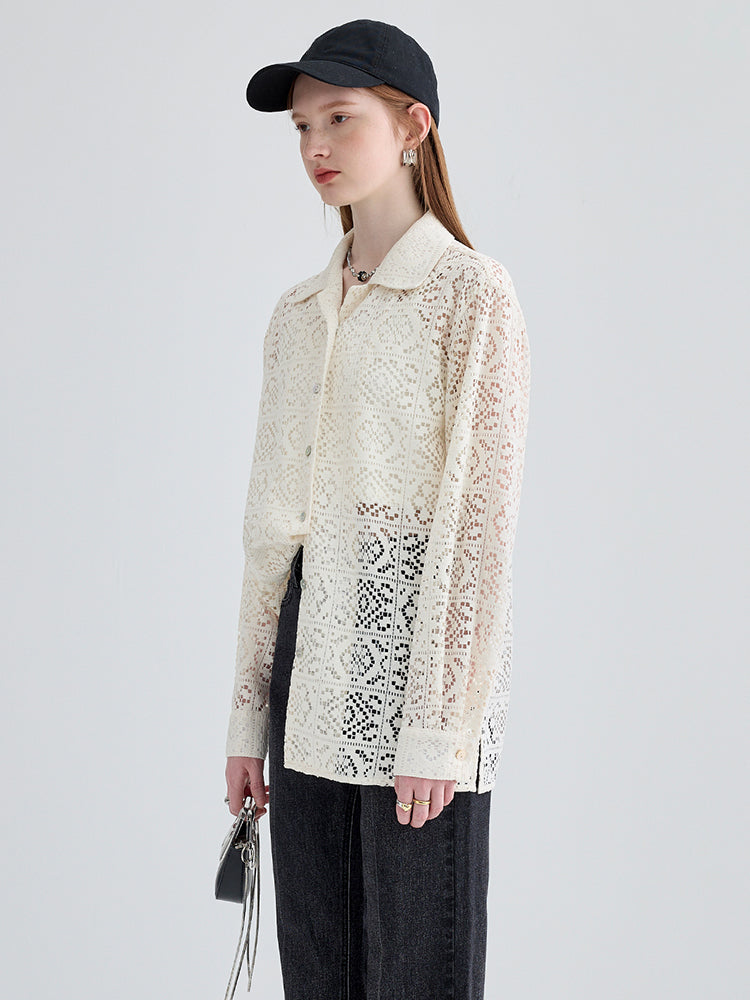 Elegant Lace Blouse | same ANTHEM.