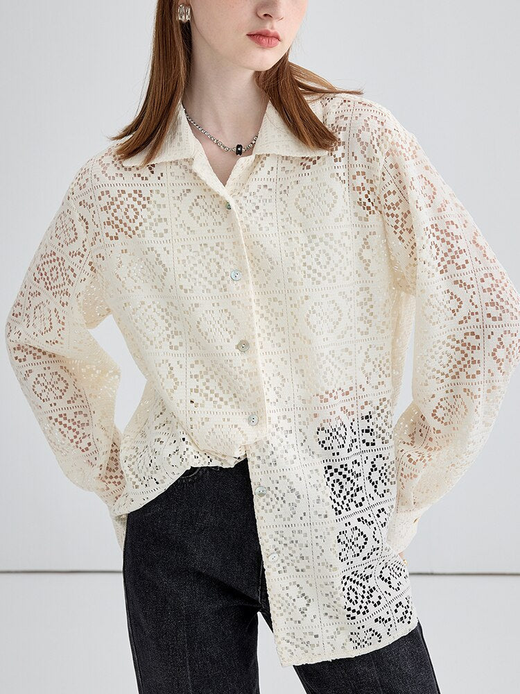 Elegant Lace Blouse | same ANTHEM.