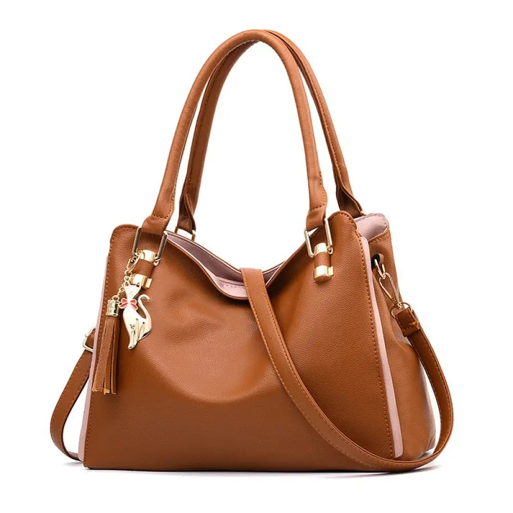Elegant Large Capacity Handbag – Streetwear for Soulmates | same ANTHEM - khaki