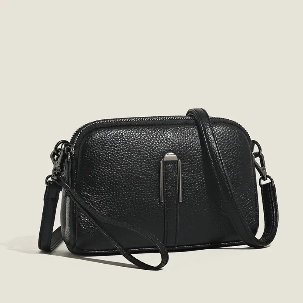 Elegant Shell-Inspired Bag – Poetic Soulmate Streetwear | same ANTHEM - Black / 19x13x6cm
