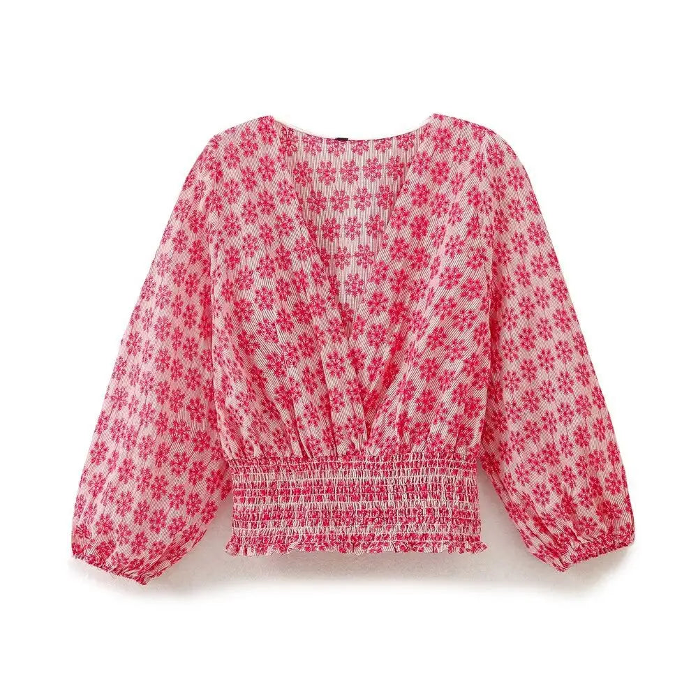 Embroidered Hollow-Out Short Top – Boho Chic & Dreamy | same ANTHEM - Picture Color / XS