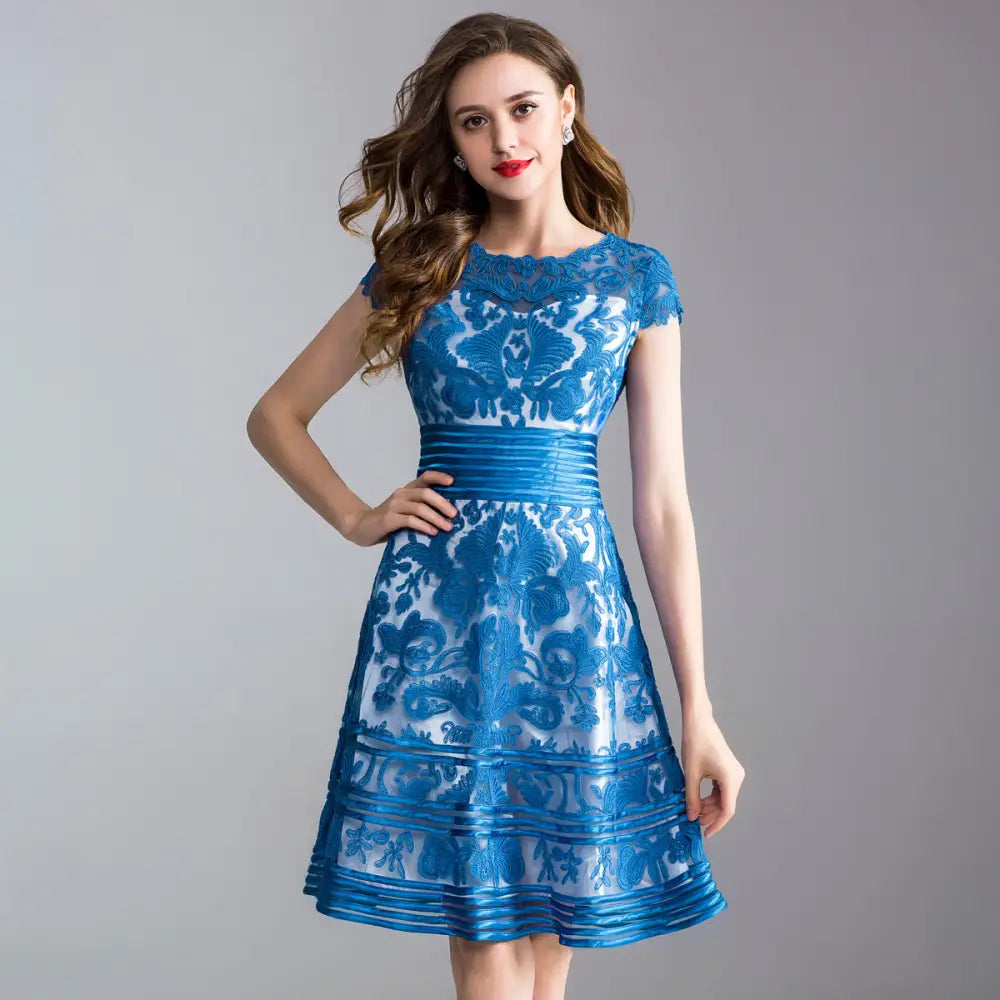 Embroidered Lace Dress | same ANTHEM. - Dress