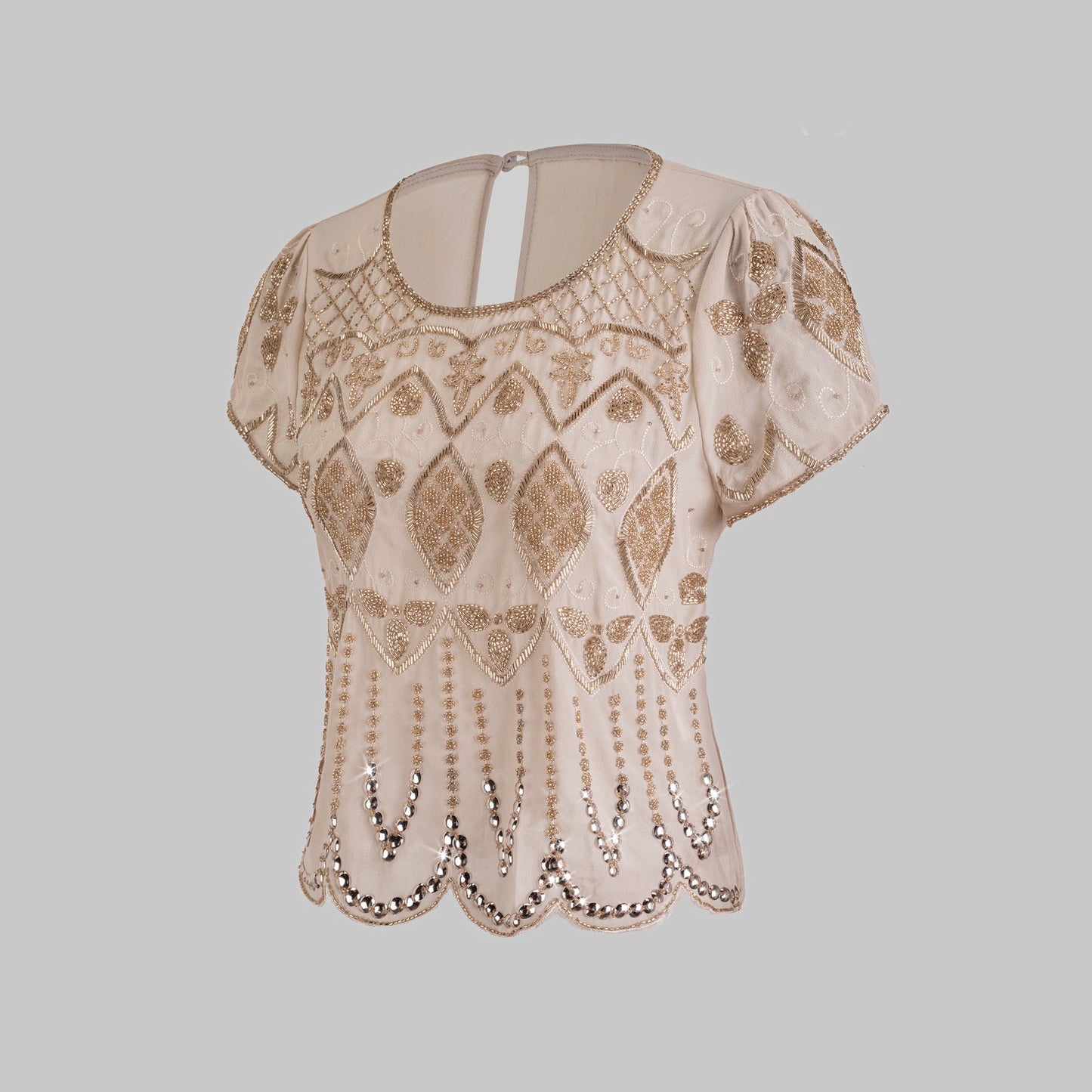 Embroidered Sequined Blouse | same ANTHEM.