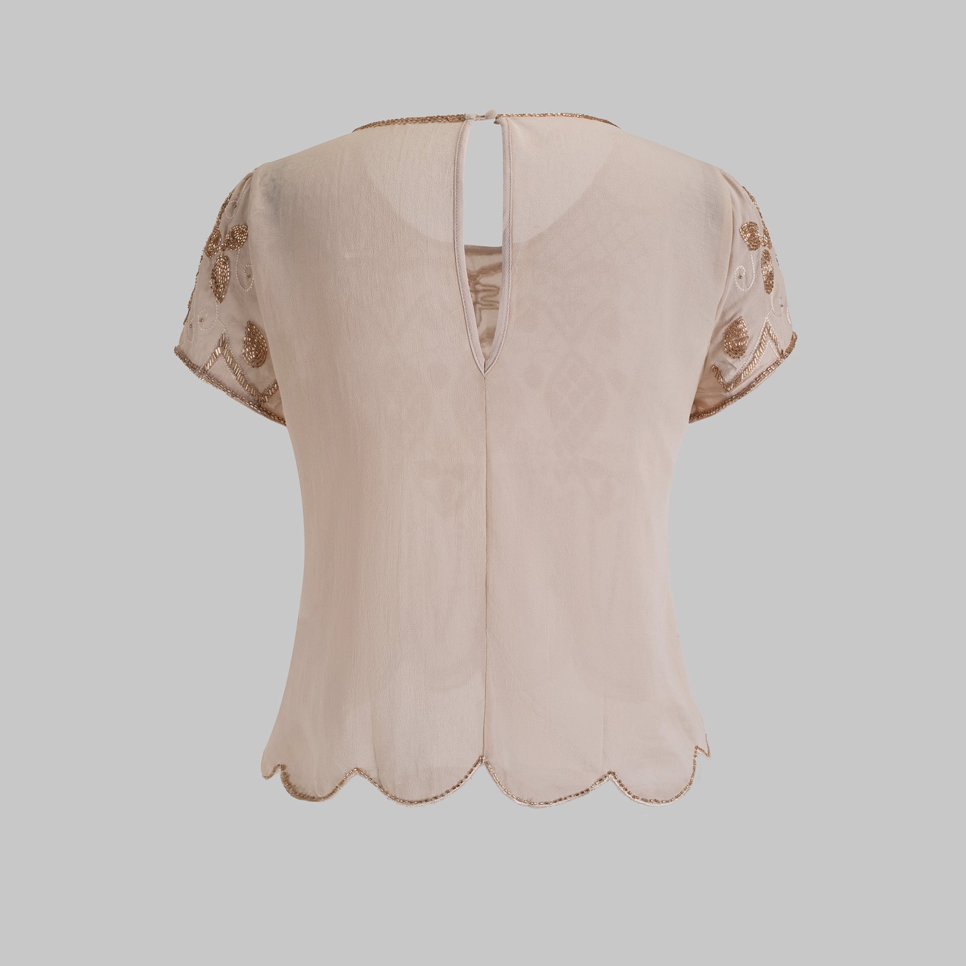 Embroidered Sequined Blouse | same ANTHEM.