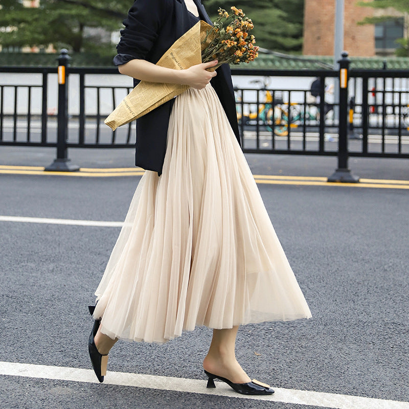 Ethereal Tulle Skirt – Whimsical Romantic Skirt for Parties & Special Occasions | Same ANTHEM - Apricot / Free Size