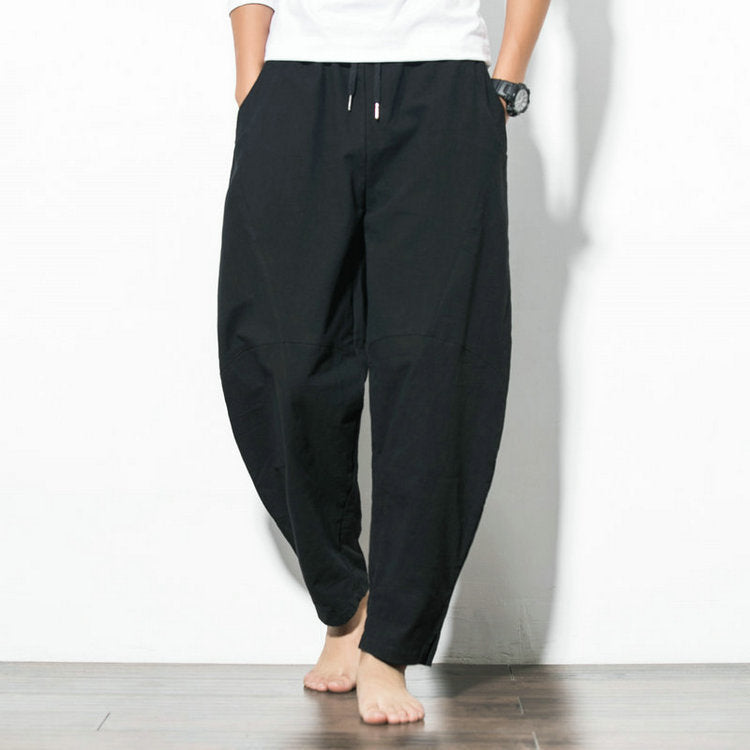 Ethnic Style Cotton & Linen Harem Pants – Casual Soulmate Streetwear | same ANTHEM - Pants