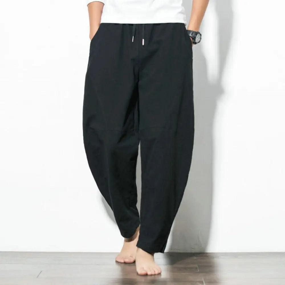 Ethnic Style Cotton & Linen Harem Pants – Casual Soulmate Streetwear | same ANTHEM - Pants