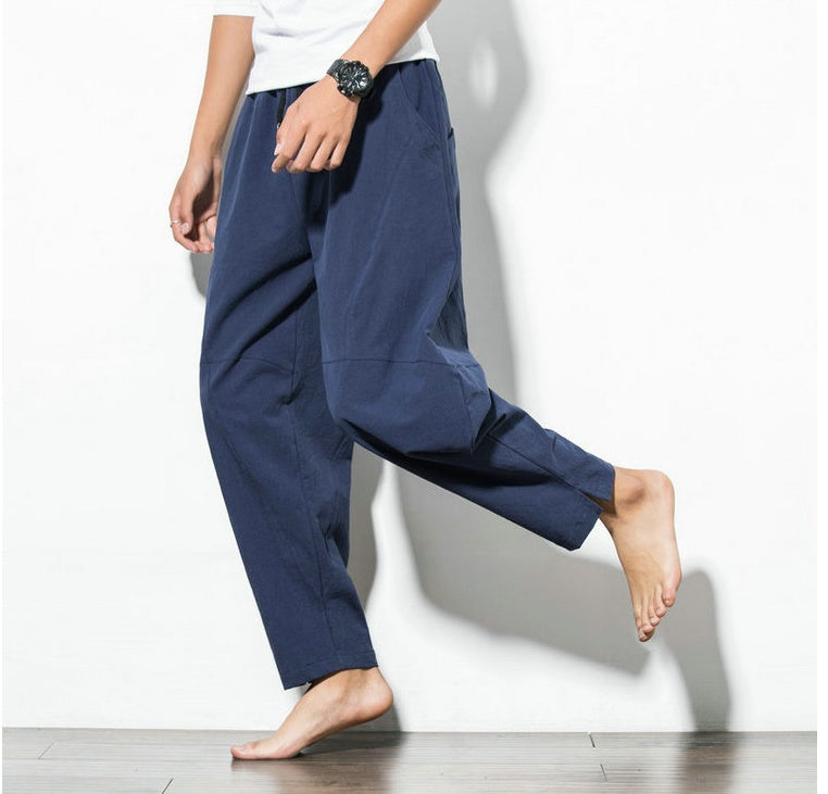 Ethnic Style Cotton & Linen Harem Pants – Casual Soulmate Streetwear | same ANTHEM - Pants