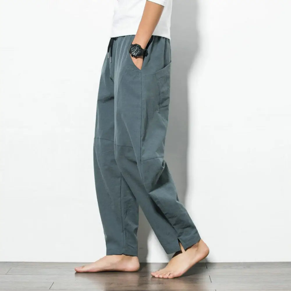Ethnic Style Cotton & Linen Harem Pants – Casual Soulmate Streetwear | same ANTHEM - Pants