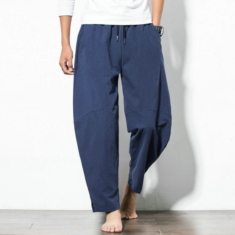 Ethnic Style Cotton & Linen Harem Pants – Casual Soulmate Streetwear | same ANTHEM - Pants