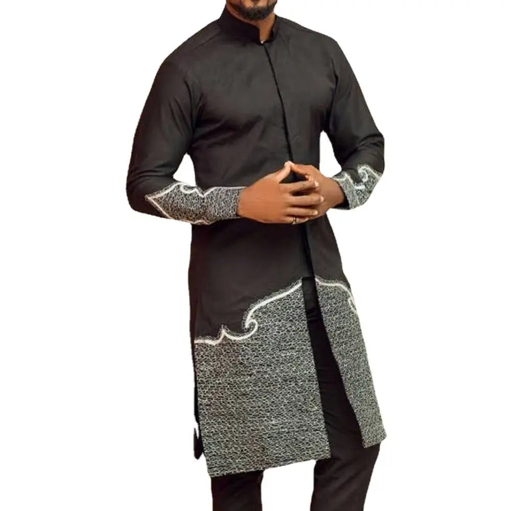 Ethnic Style Traditional Chic Stand Collar Sweater Suit – XL | same ANTHEM - Coat