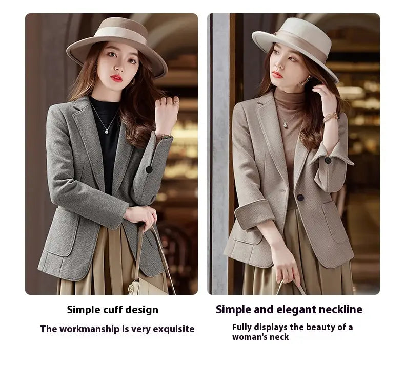 Women’s Coat Loose Drooping Small Tailored Suit Top