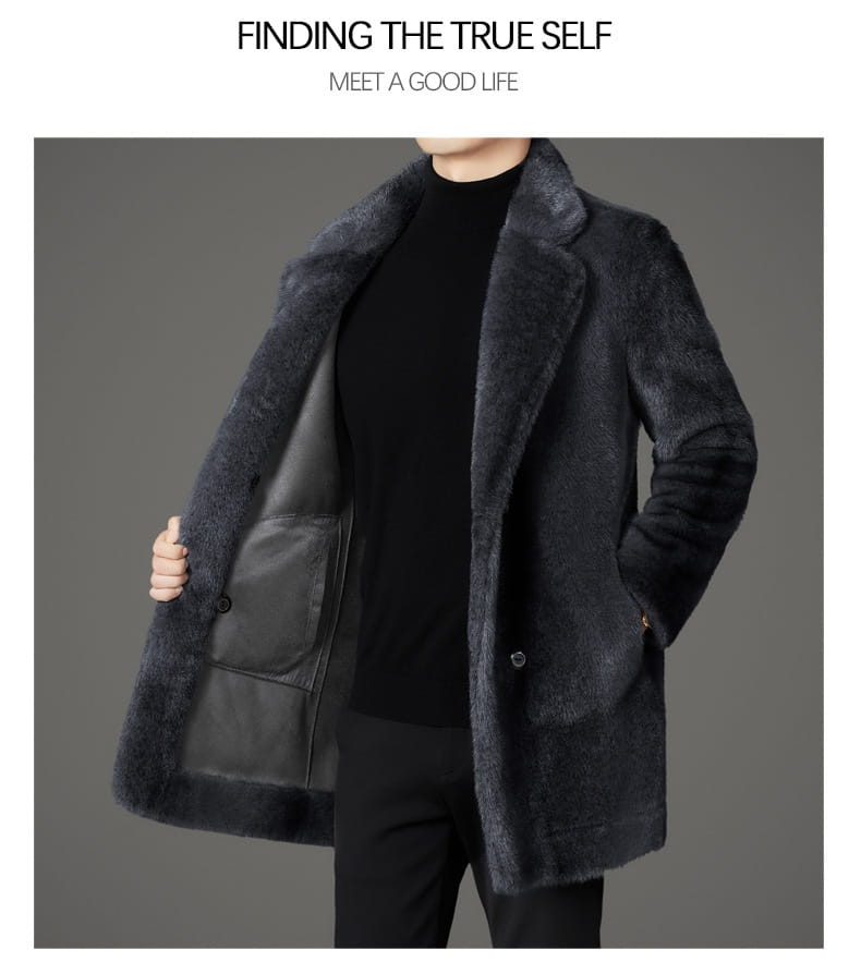 Reversible Mink Fur Coat for Men | same ANTHEM. Soulmate Streetwear