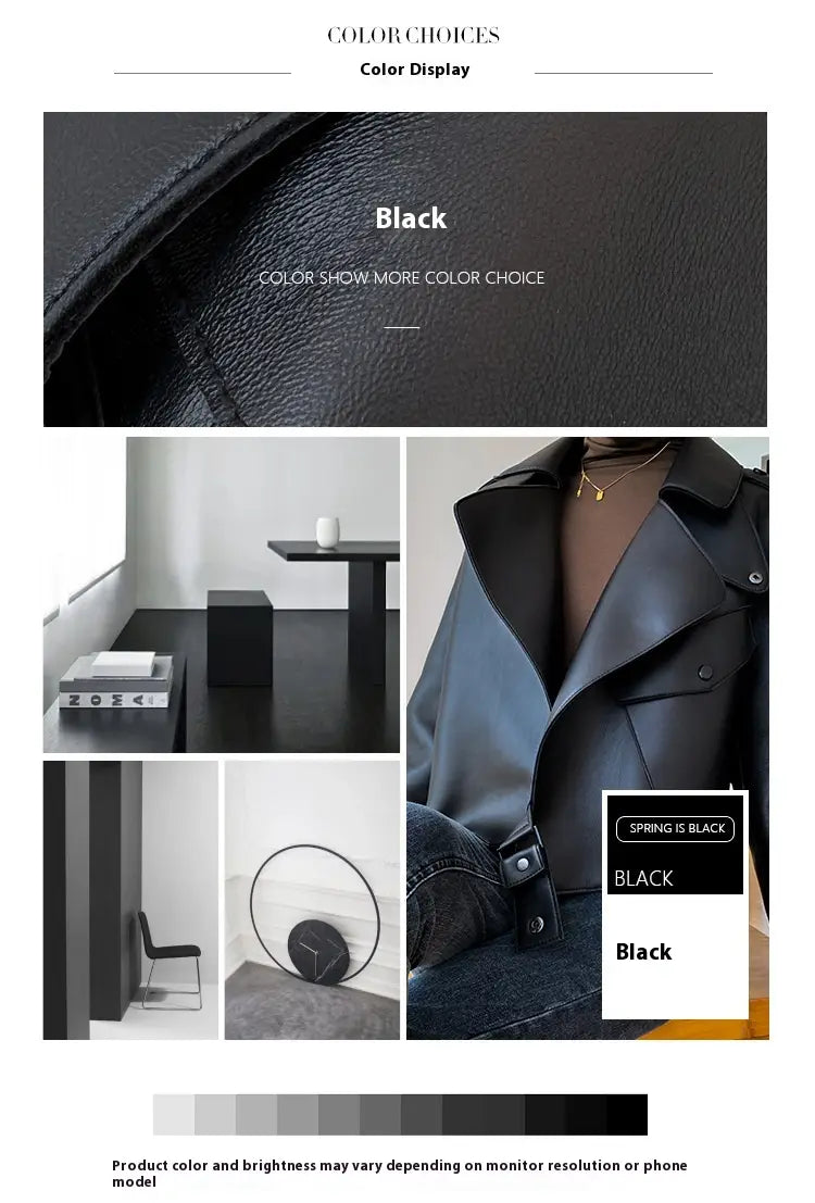 New Genuine Leather Clothes Women’s Jacket Sheepskin Loose-fitting Short Coat