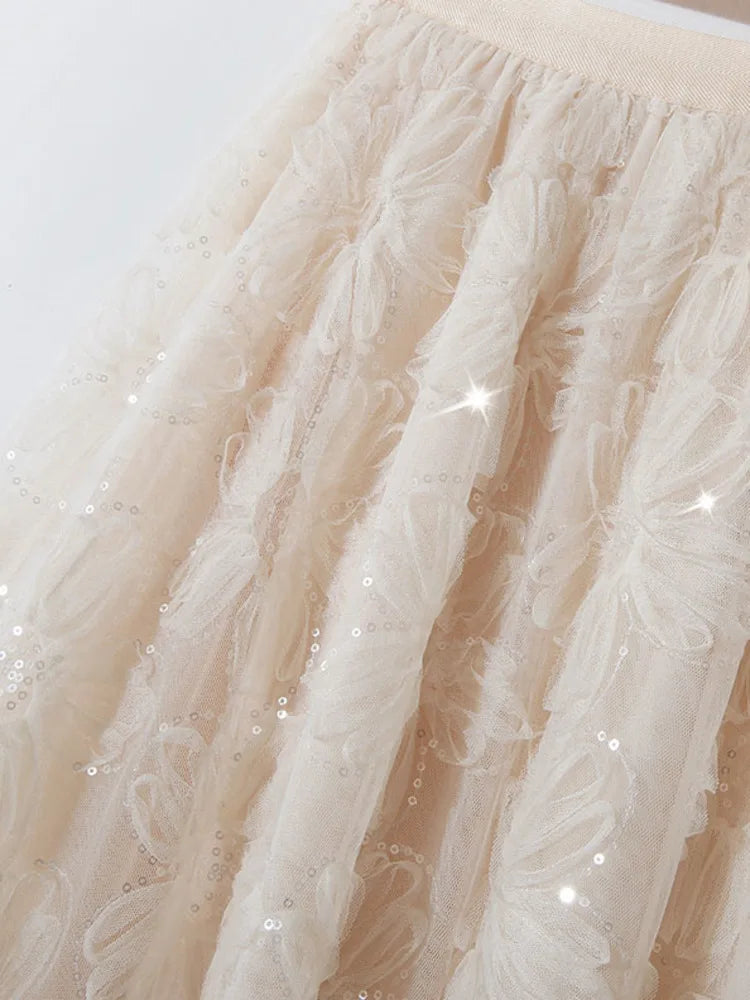 Fairy Sequin Embroidered Skirt | same ANTHEM®