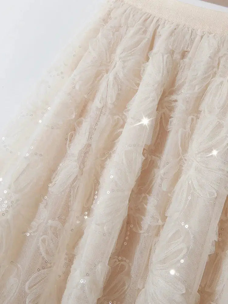 Fairy Sequin Embroidered Skirt | same ANTHEM®