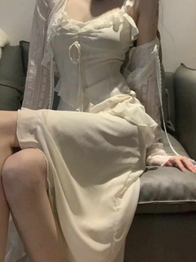 Fairy Two Piece Dress Set – Soulmate Streetwear Midi Dress | same ANTHEMa Fashion Suit Summer