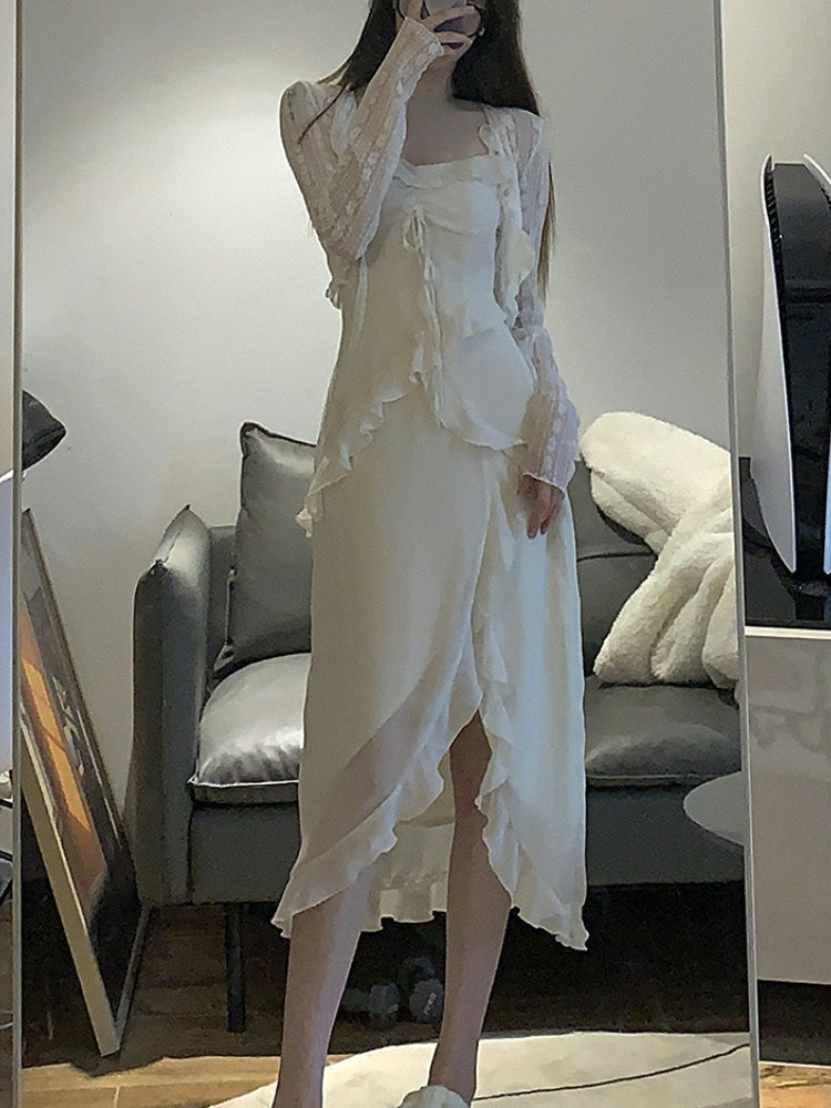 Fairy Two Piece Dress Set – Soulmate Streetwear Midi Dress | same ANTHEMa Fashion Suit Summer