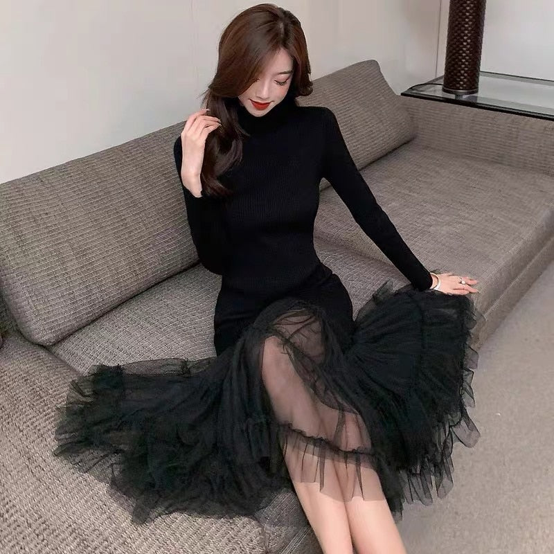Fairytale Black Midi Dress – Soulmate Streetwear | same ANTHEM.