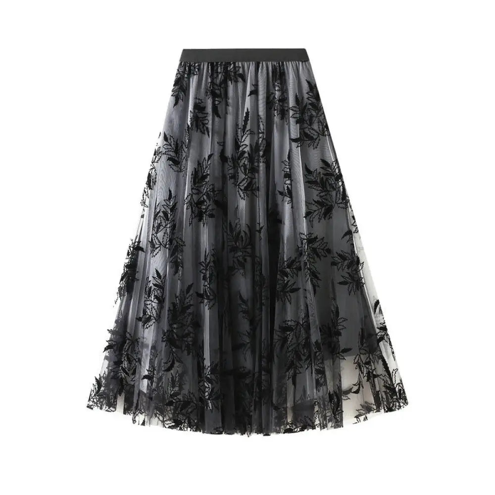 Fashion Personality Flocked Printed Skirt – Dreamy French Sweet Style | Made for Lovers & Friends | Wear Your Style