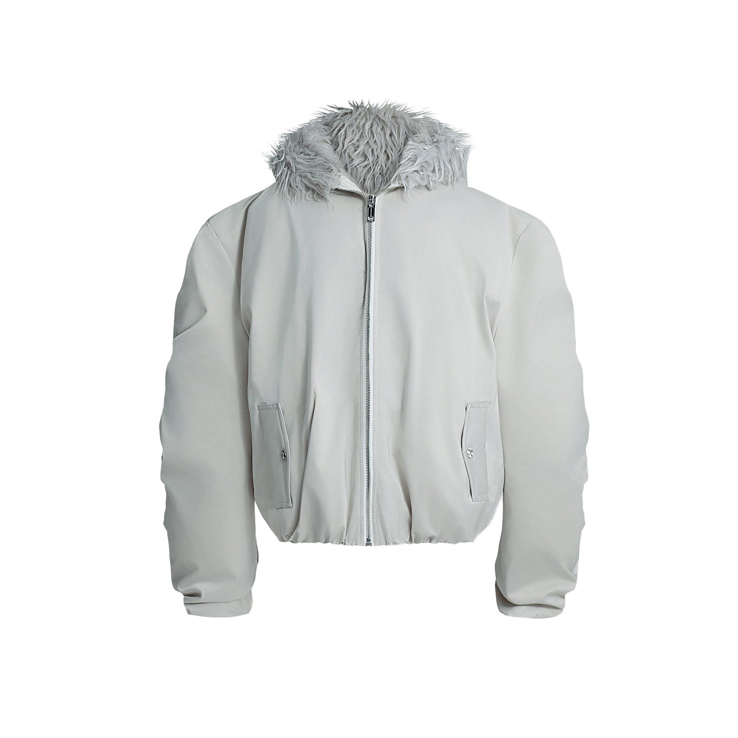 Fleece-lined Waterproof Short Coat for Men | same ANTHEM. Men’s Coats - White / L