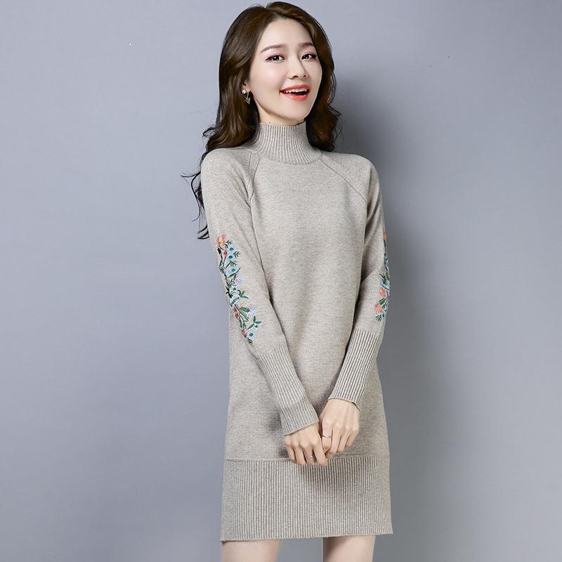 Fleece-Lined Woolen Winter Dress | Romantic French Style Cozy Dress | same ANTHEM