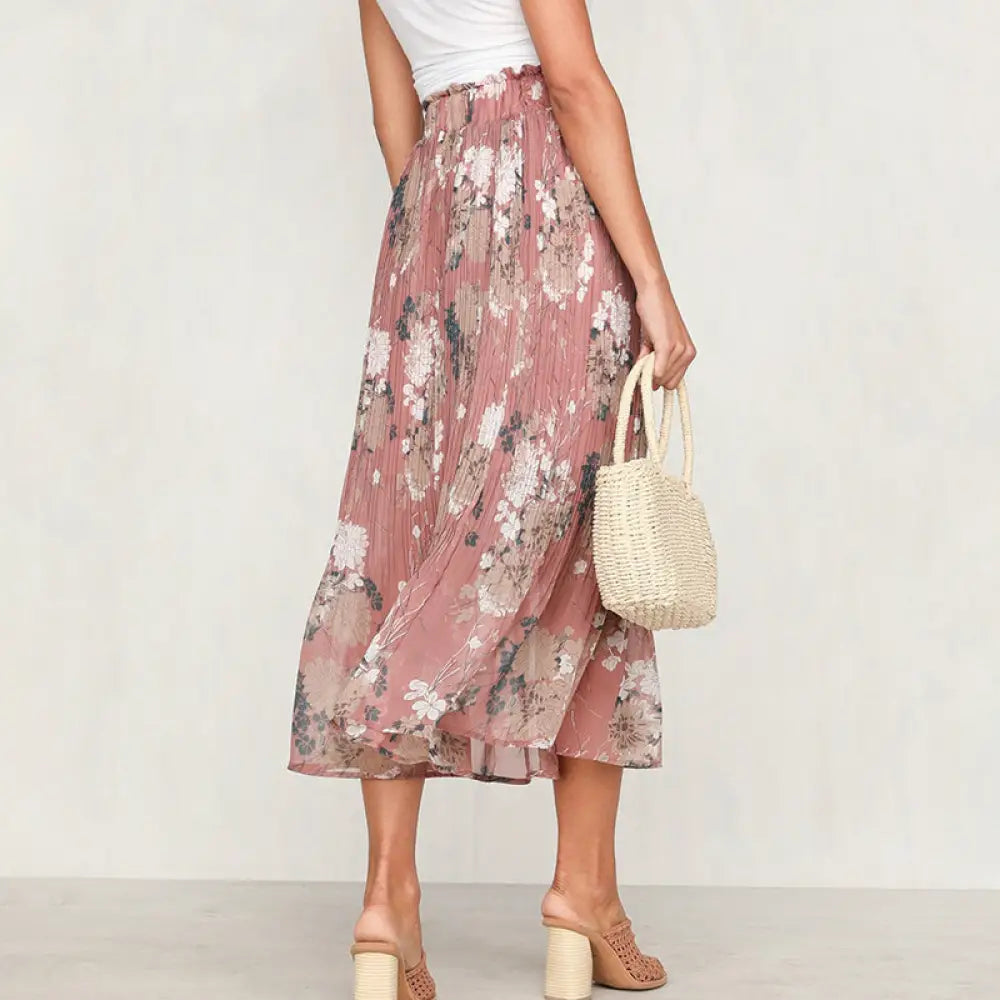 Floral Pleated Skirt | European & American Fashion for Lovers & Soulmates | Same ANTHEM