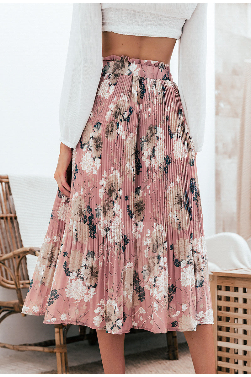 Floral Pleated Skirt | European & American Fashion for Lovers & Soulmates | Same ANTHEM