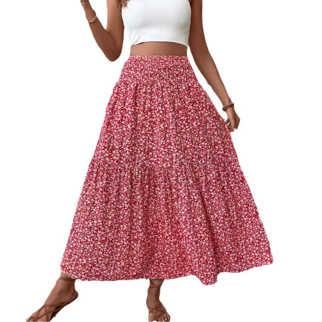 Floral Three-layer Long Patchwork Skirt – Made for Lovers & Friends | Wear Your Style Sing the Same Anthem