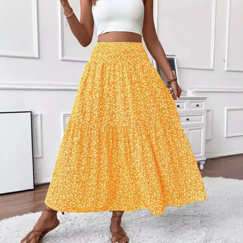 Floral Three-layer Long Patchwork Skirt – Made for Lovers & Friends | Wear Your Style Sing the Same Anthem