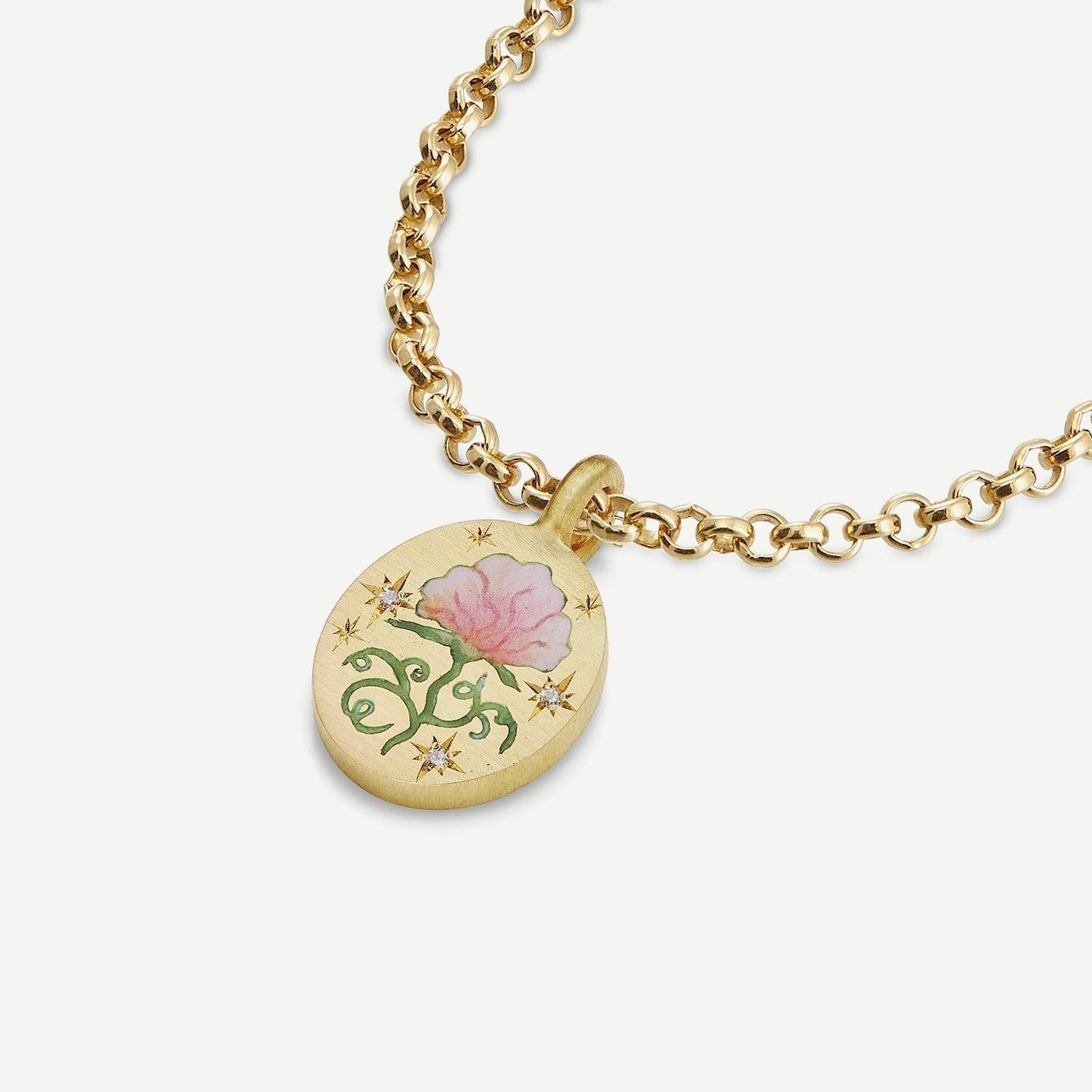 Flower Rose Soulmate Necklace | Boho Chic Romantic Jewellery | same ANTHEM - Peas
