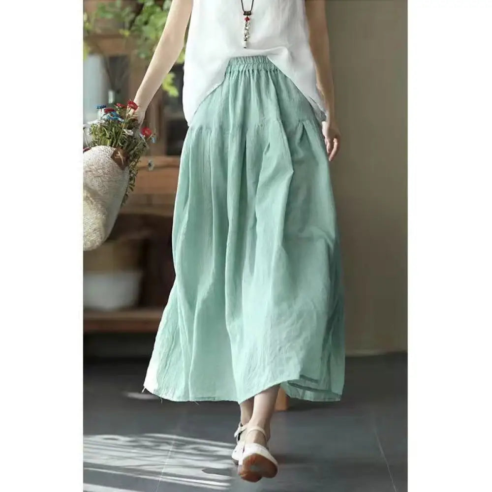 Flowing Double-Layer Swing Skirt | same ANTHEM®