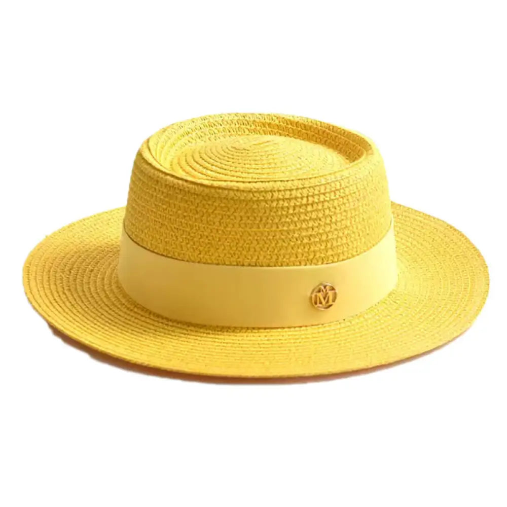 Foldable Beach Sun Hat – Accessory | same ANTHEM - Yellow / M