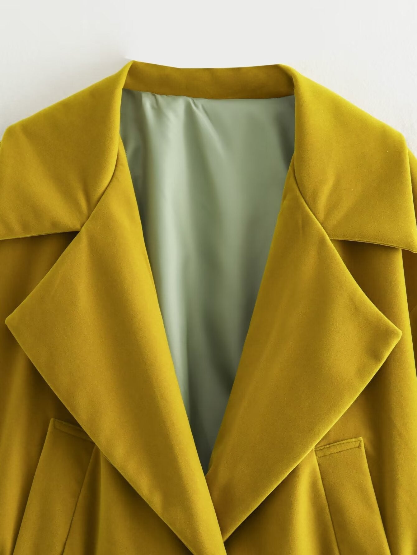 Folds Short Jacket with Side Pockets | Loose Lapel Outerwear | soulmate wear | same ANTHEM
